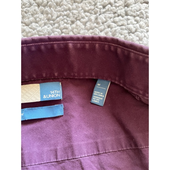 14th & Union Men’s Medium Purple Long Sleeve Button Down Shirt. - Picture 5 of 8